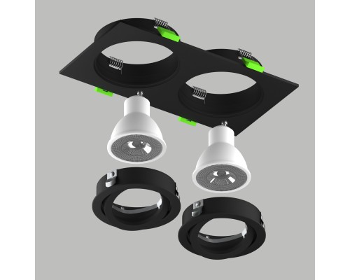 Светильник встраиваемый MR16/GU10 max 1x12Вт Singo Base Lightstar 011626