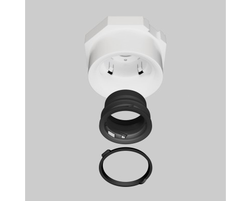 Рамка (светильник) скрытого монтажа лампочек и LED модулей MR16 в натяжной потолок Anello Lightstar 112007