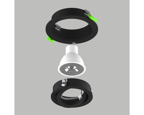 Светильник встраиваемый MR16/GU10 max 1x12Вт Singo Base Lightstar 011620