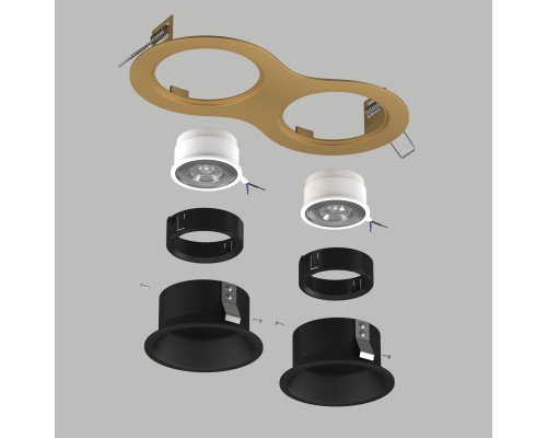 Комплект со светильником Domino Lightstar D6230707BMOD