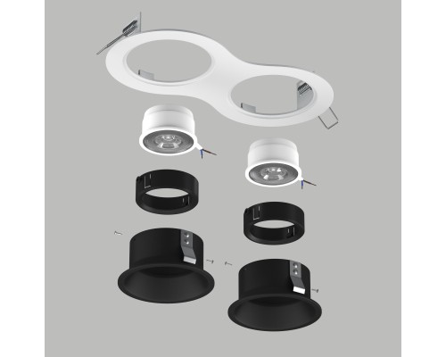 Комплект со светильником Domino Lightstar D6260707WMOD