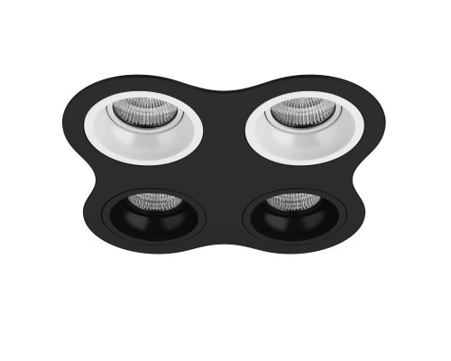 Комплект из светильников и рамки DOMINO Domino Lightstar D64706060707