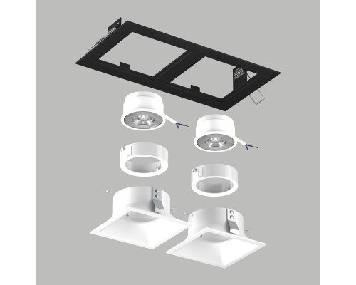 Комплект со светильником Domino Lightstar D5270606WMOD