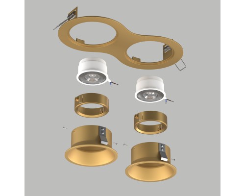 Комплект со светильником Domino Lightstar D6230303GMOD