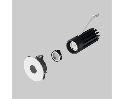 Светильник светодиодный встраиваемый высокого качества света с низким уровнем дискомфорта Spira Slim Lightstar 074346