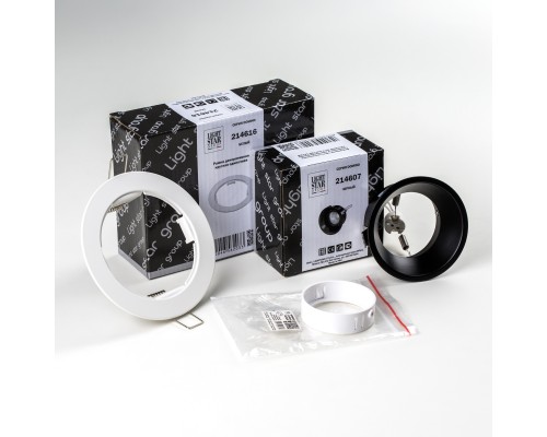 Комплект со светильником Domino Lightstar D61607WMOD