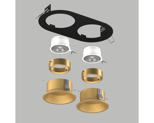 Комплект со светильником Domino Lightstar D6570303GMOD