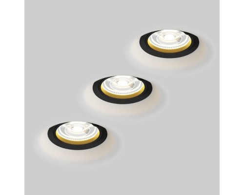 Рамка (светильник) скрытого монтажа лампочек и LED модулей MR16 в натяжной потолок Anello Lightstar 112007