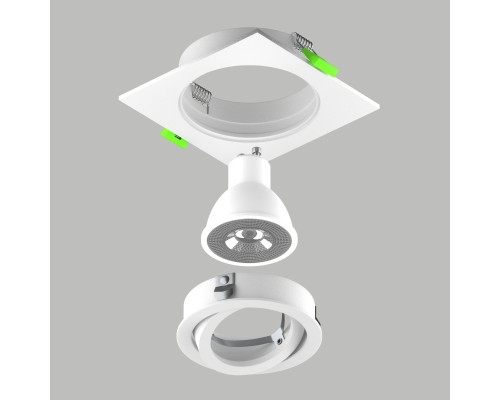 Светильник встраиваемый MR16/GU10 max 1x12Вт Singo Base Lightstar 011615