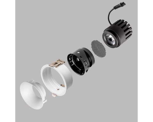 Модуль профессиональный светодиодный диммируемый 7W/12W 4000K в сборе с суппортом с углом наклона до 30°  STELLA PRO Lightstar 075094