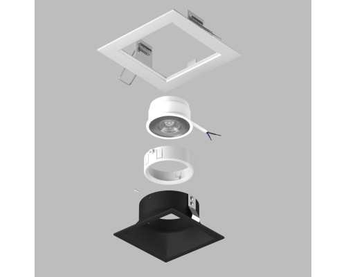 Комплект со светильником Domino Lightstar D51607WMOD