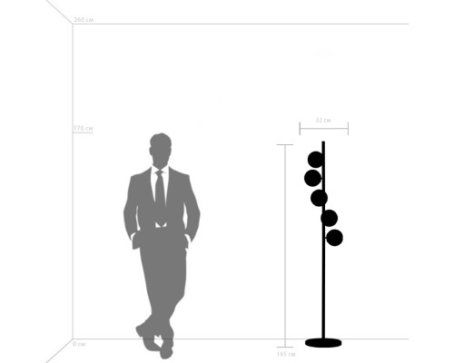 Торшер Croco Lightstar 815753