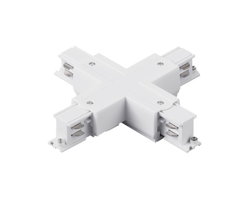 Соединение крестовое с подводом питания к треку 5040xx-(F)/(R) Quattro Lightstar 504146-FR