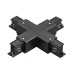 Соединение крестовое с подводом питания к треку 5040xx-(F)/(R) Quattro Lightstar 504147-FR