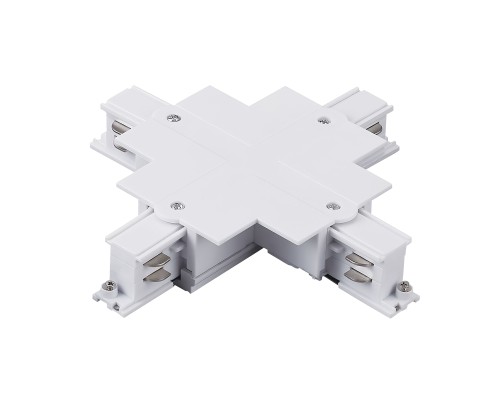 Соединение крестовое встраиваемое с подводом питания к треку 5030xx-R Quattro Lightstar 503146-R