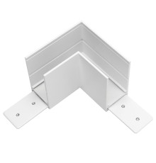 Соединитель PRO L-образный горизонтальный Teta Lightstar 505126-ALU