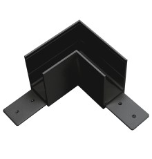 Соединитель PRO L-образный горизонтальный Teta Lightstar 505127-ALU