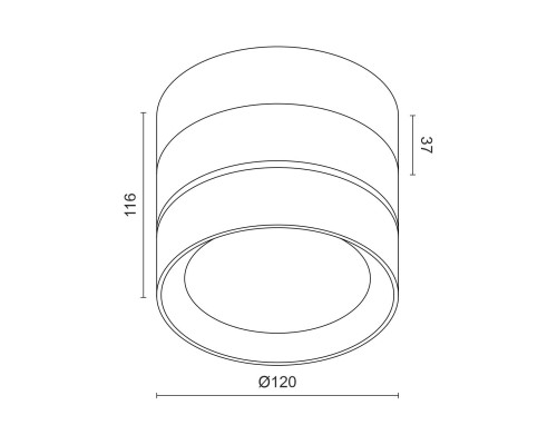 Накладной светодиодный светильник Ledron BARREL MINI Wooden White TRIAC