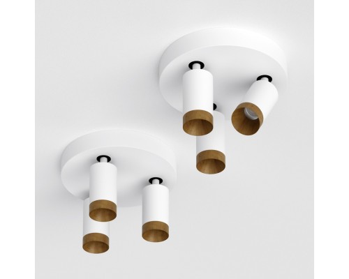 Накладной светодиодный светильник Ledron SAGITONY R3 S60 Wooden Wh 4000K NO DIM