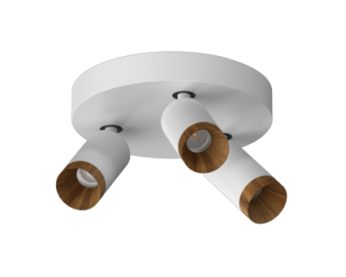 Накладной светодиодный светильник Ledron SAGITONY R3 S60 Wooden Wh 4000K NO DIM