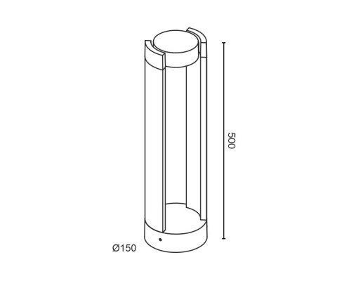 Уличный светодиодный светильник Ledron TERRA 500