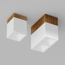 Накладной светодиодный светильник Ledron KUBING 2 Wooden 160 White 4000K