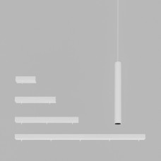 Подвесной светодиодный светильник Ledron SAGITONY E5 T40 White-Black 4000K