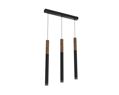 Подвесной (накладной) светодиодный светильник Ledron SAGITONY E3 T40 Wooden 200 Dim Black
