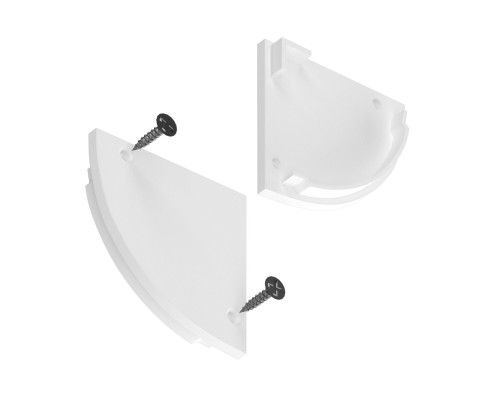 Комплект заглушек для углового профиля 3030-Z White