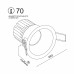 Встраиваемый светодиодный светильник Ledron LH07H-R White 3000K TRIAC