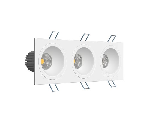 Встраиваемый светодиодный светильник Ledron LH07H-R SQ3 White 4000K TRIAC