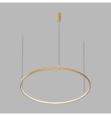 Подвесной светодиодный светильник LED ROUND R800 Brushed Gold