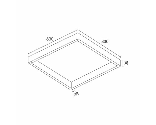 Магнитный трек Ledron АВД-5356 SQ 830 Wooden White