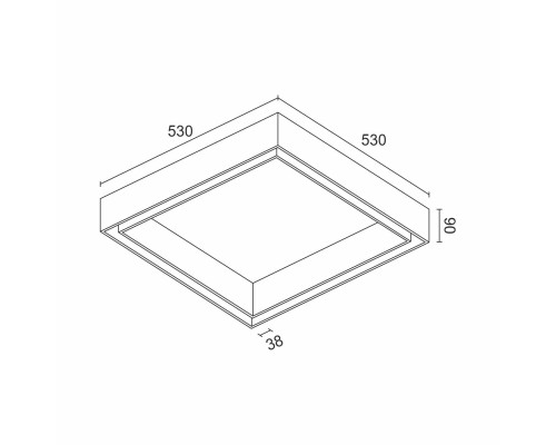 Магнитный трек Ledron АВД-5356 SQ 530 Wooden White