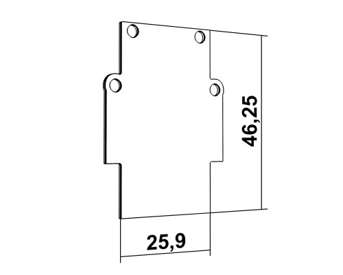 Заглушка для магнитной системы АВД-5355-Z Black