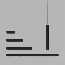 Подвесной светодиодный светильник Ledron SAGITONY E5 T40 Black-Gold 4000K