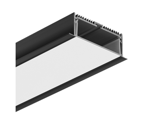 Встраиваемый профиль с накладным фланцем 13003 Black