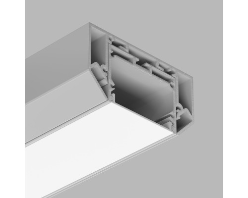 Встраиваемый профиль в натяжной потолок Ledron АВД-4662 (13172) Alum
