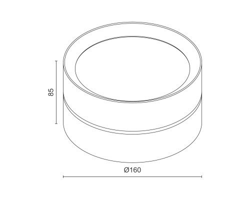 Накладной светодиодный светильник Ledron BARREL White