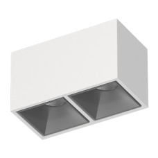 Накладной светодиодный светильник Ledron KUBING 2 White-Grey 4000K