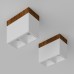 Накладной светодиодный светильник Ledron KUBING 2 Wooden 130 White 4000K