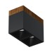 Накладной светодиодный светильник Ledron KUBING 2 Wooden 130 Black 4000K