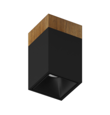 Накладной светодиодный светильник Ledron KUBING 130 Wooden Black 4000K