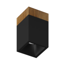 Накладной светодиодный светильник Ledron KUBING 130 Wooden Black 4000K