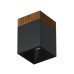Накладной светодиодный светильник Ledron KUBING 130 Wooden Black 4000K