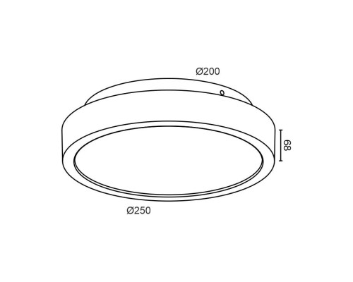 Накладной светодиодный светильник Ledron PATIO R