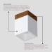 Накладной светодиодный светильник Ledron KUBING 130 Wooden White 4000K