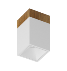 Накладной светодиодный светильник Ledron KUBING 130 Wooden White 4000K