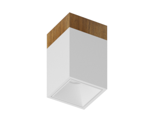 Накладной светодиодный светильник Ledron KUBING 130 Wooden White 4000K