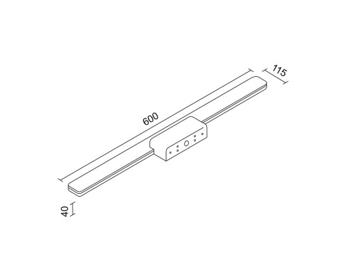 Настенный светодиодный светильник Ledron LED358-600 White